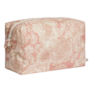 Bonpoint - G Fleurie Bio-Baumwoll-Kulturtasche | Blassrosa