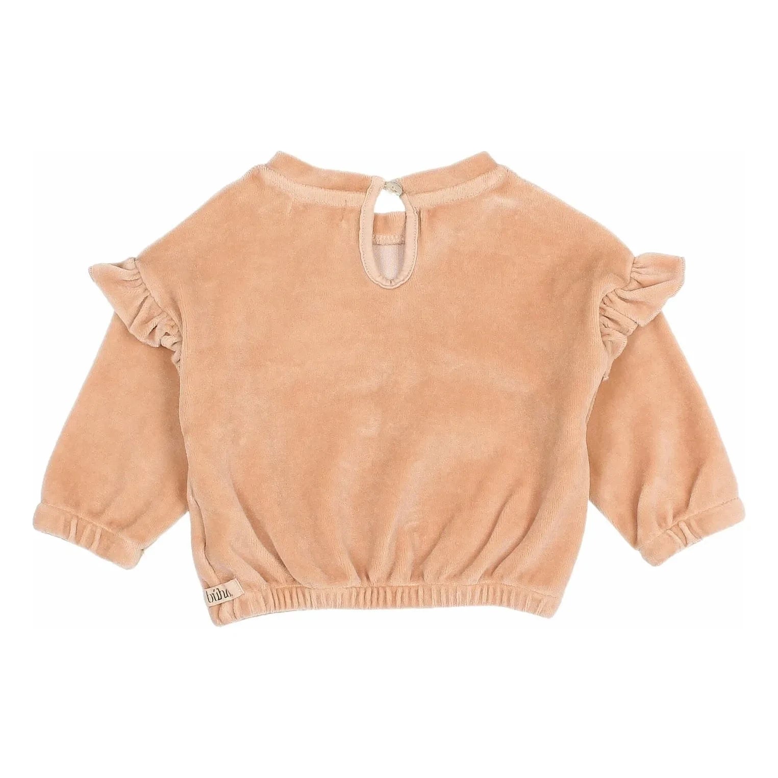 Búho - Organic Cotton Velvet Sweatshirt | Pink