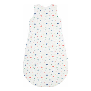 Petit Bateau - Kalp Desenli Uyku Tulumu | Beyaz