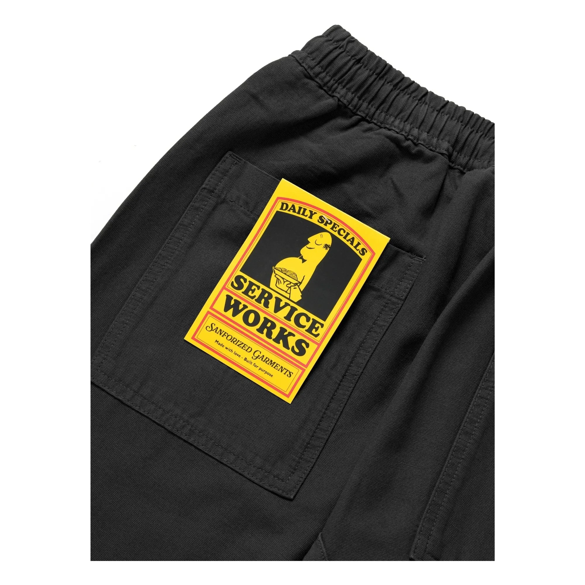 Service Works - Moleskin Şef Pantolonu Organik Pamuk | Noir foncé