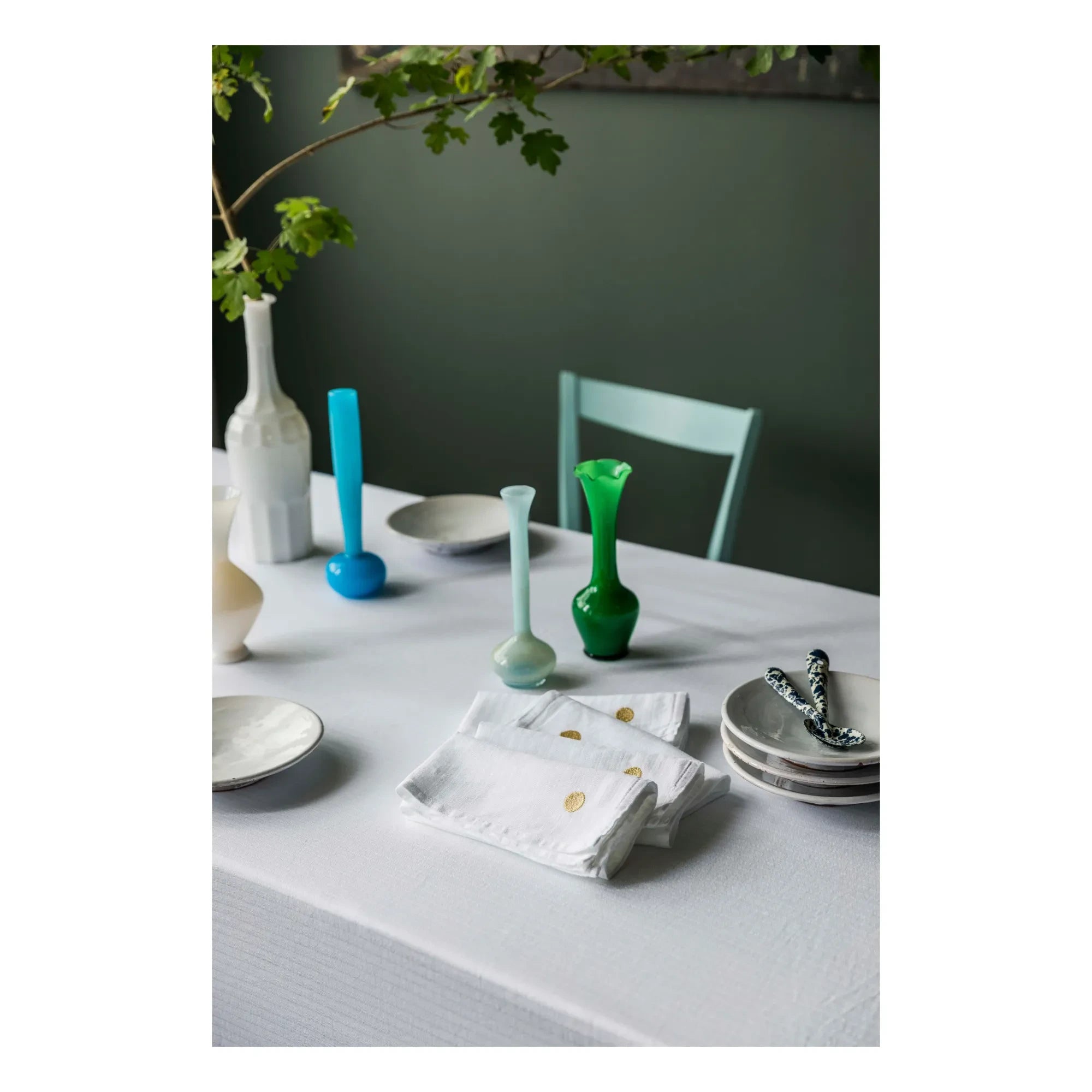 La cerise sur le gâteau - Peçeteler - 2'li Set | Beyaz