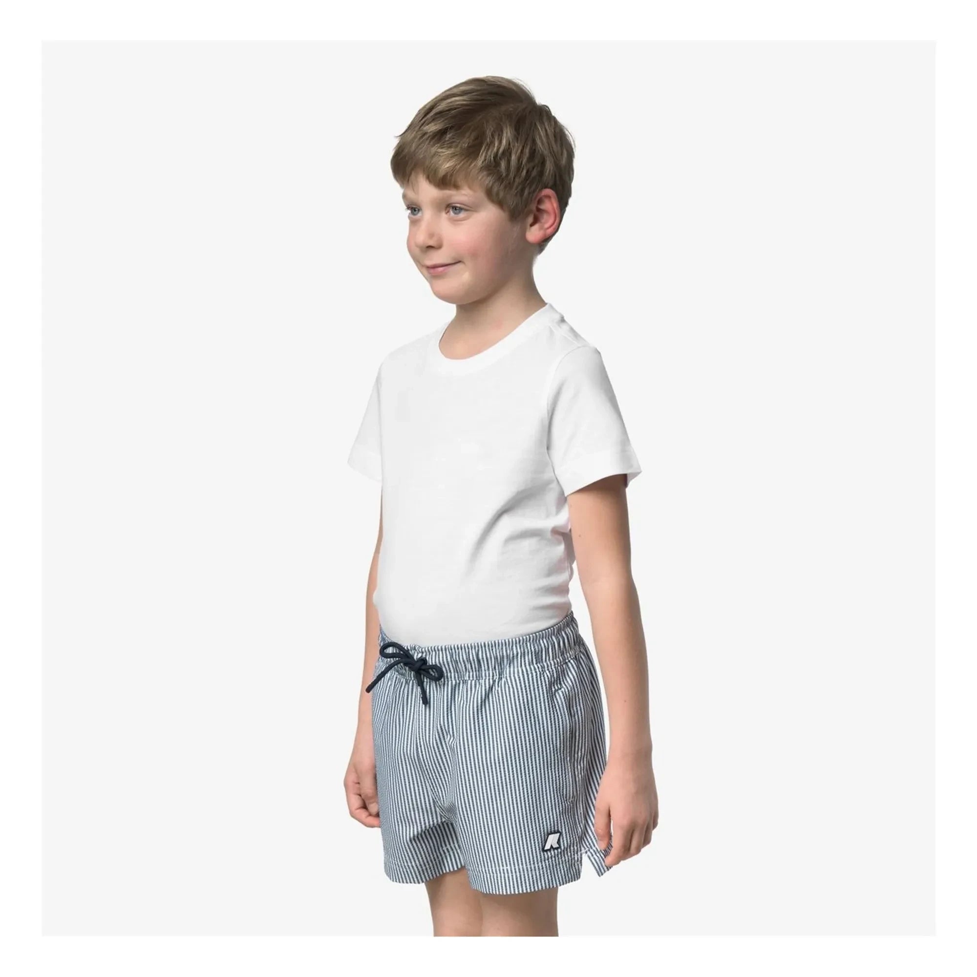 K-way - Hazel Beach Gestreifte Badeshorts | Dunkelblau
