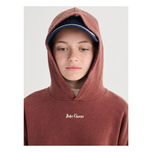 Bobo Choses - Bobo Choses Organik Pamuklu Hoodie | Kahverengi