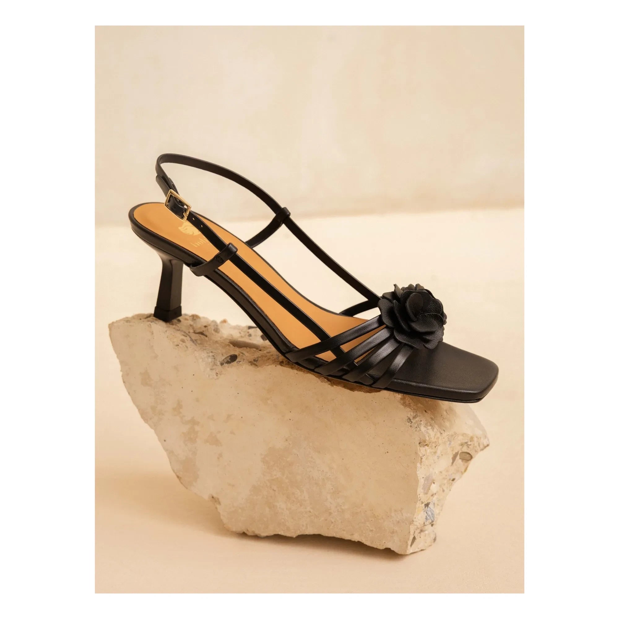 Bobbies - Luzia Leather Sandals | Black