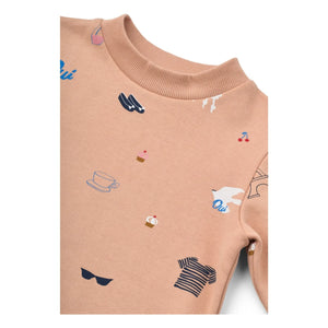 Liewood - Thora Paris Organic Cotton Sweatshirt | Peach