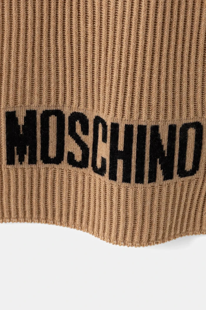 Moschino erkek yün eşarp