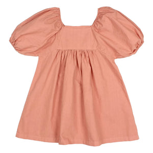 Búho - Organic Cotton Poplin Dress | Dust Pink