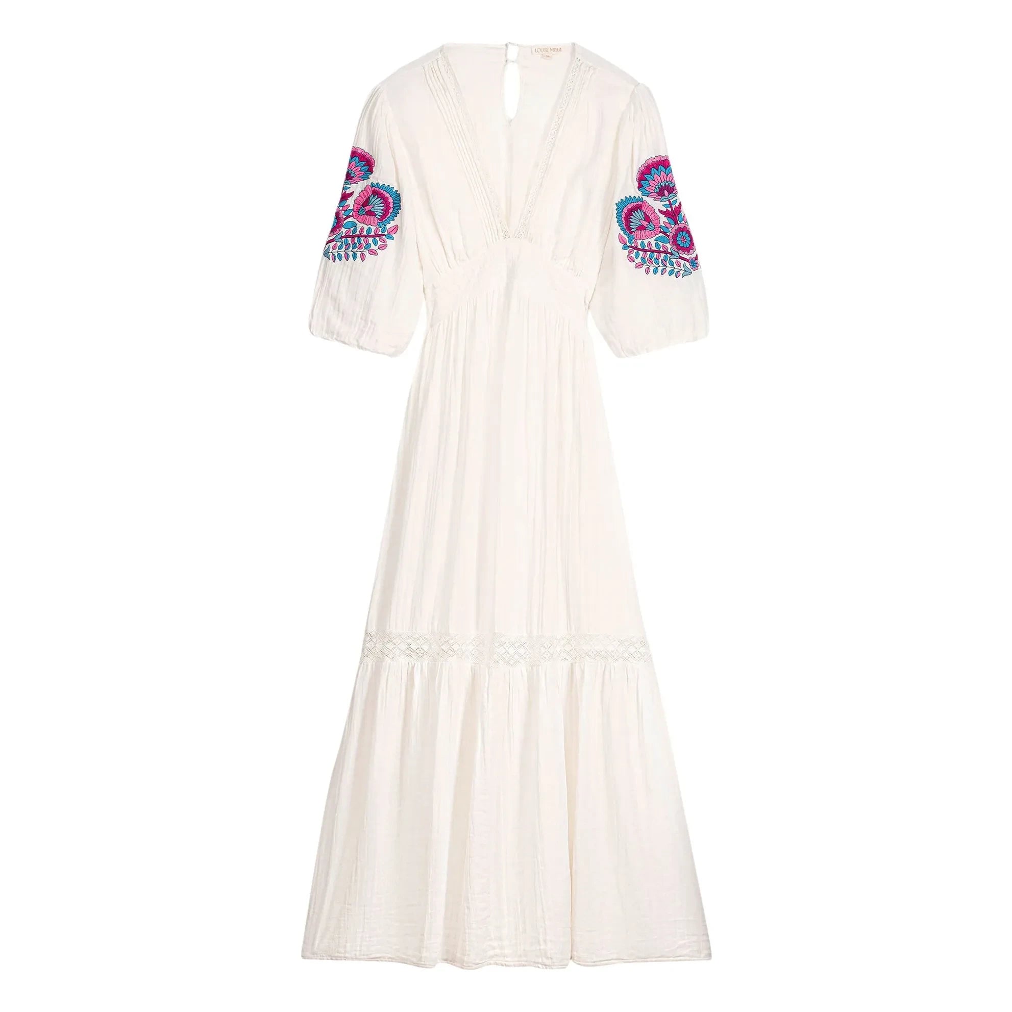 Louise Misha - Aurelia Organic Cotton Dress | White