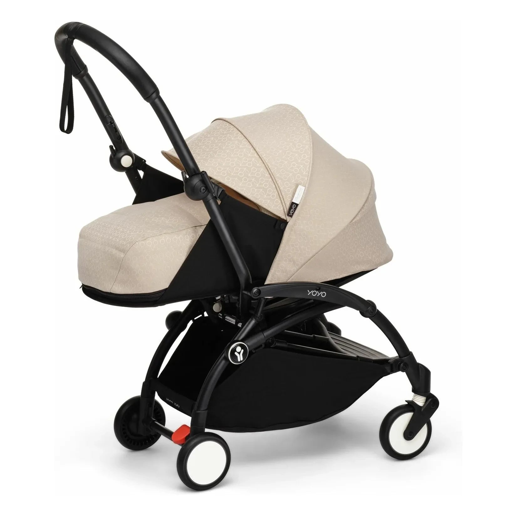 Stokke® - YOYO³ Bonpoint Komplett-Kinderwagen 0+ und 6+ Schwarzgestell | Beige