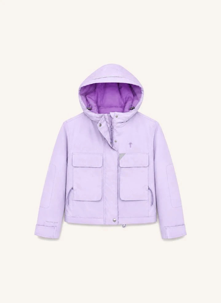 Töastie - Waterproof Windbreaker with Recycled Fiber Lining | Lilac