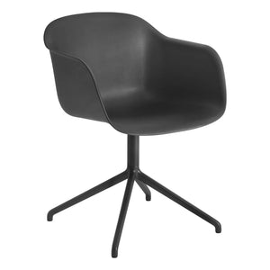 Muuto - Recycling Fiber Armlehnstuhl | Schwarz