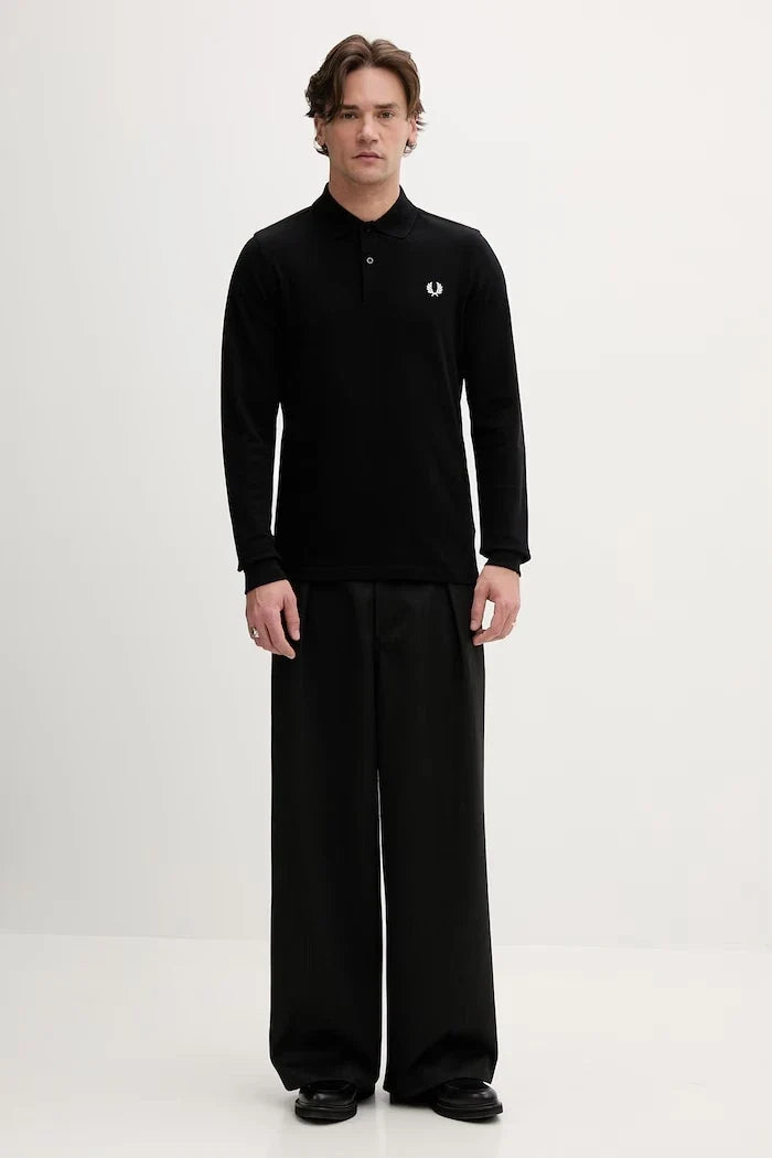 Fred Perry Uzun Kollu Pamuklu Bluz