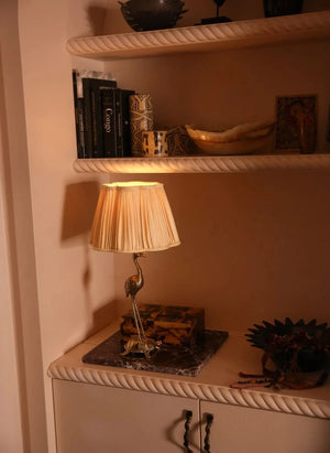 Doing Goods - Diya Seidenlampenschirm | Gelb