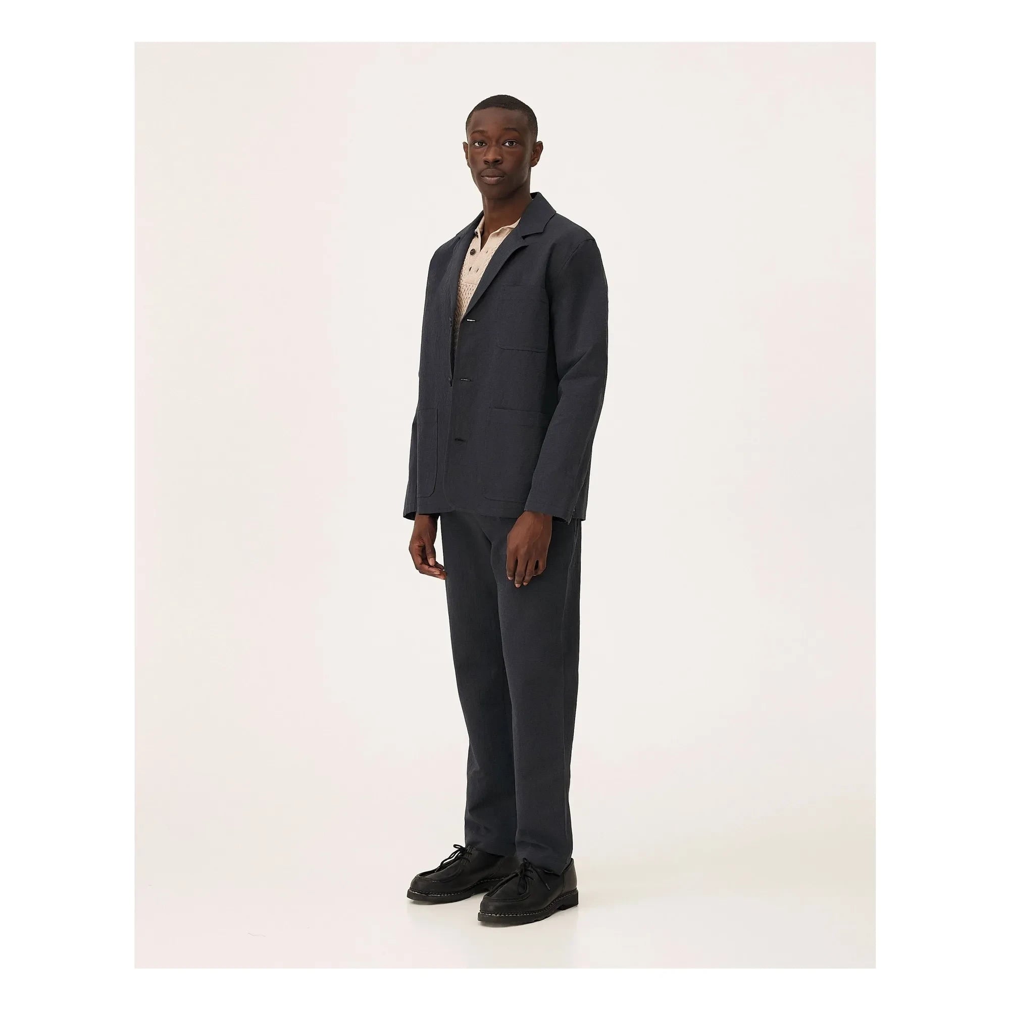 Noyoco - Nairo Linen Jacket | Dark Blue
