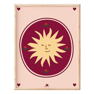 Ma petite vie - Soleil Totem Poster | Beige