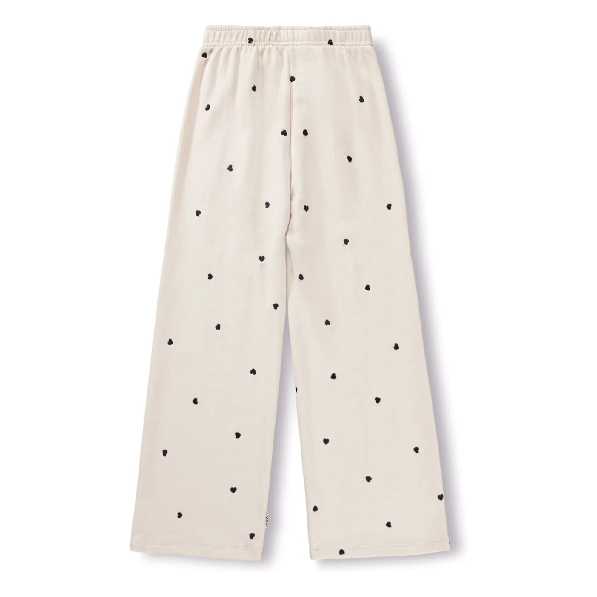 Molo - Anna Cœurs Organic Cotton Jogger Pants | Ecru