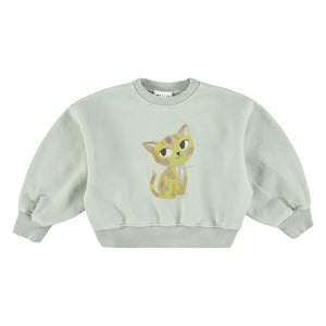 Morley - Zyco Cat Sweatshirt | Sage
