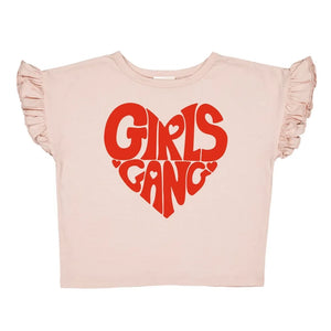 Louis Louise - Naomie Girls Gang Tişört | Pembe