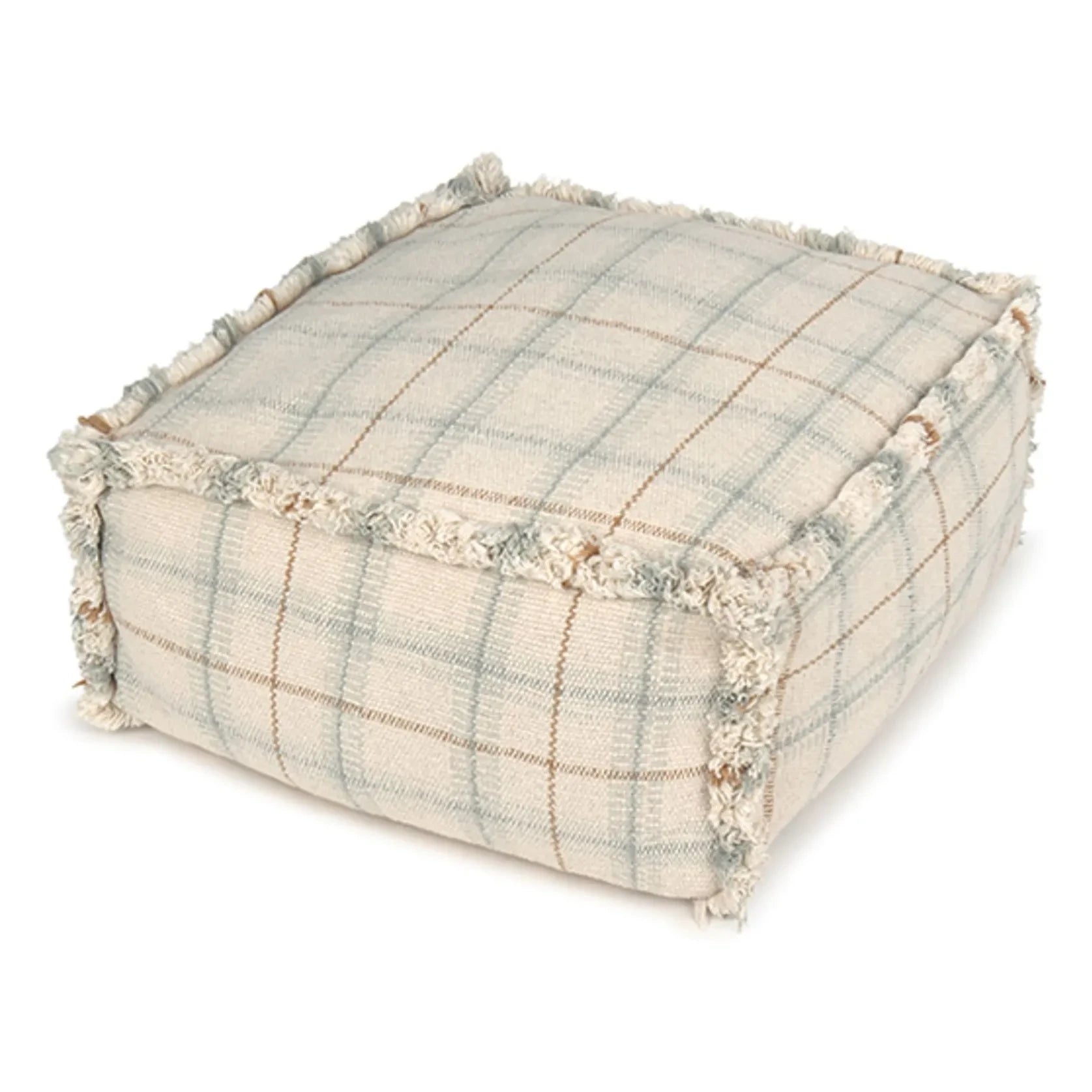 Lorena Canals - Tartan Puf | Buz Mavisi