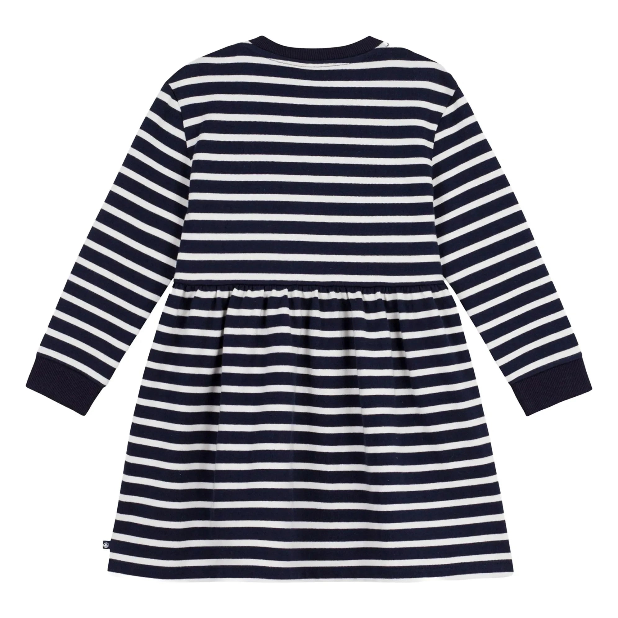 Petit Bateau - Çizgili İspanyol Paça Elbise | Lacivert