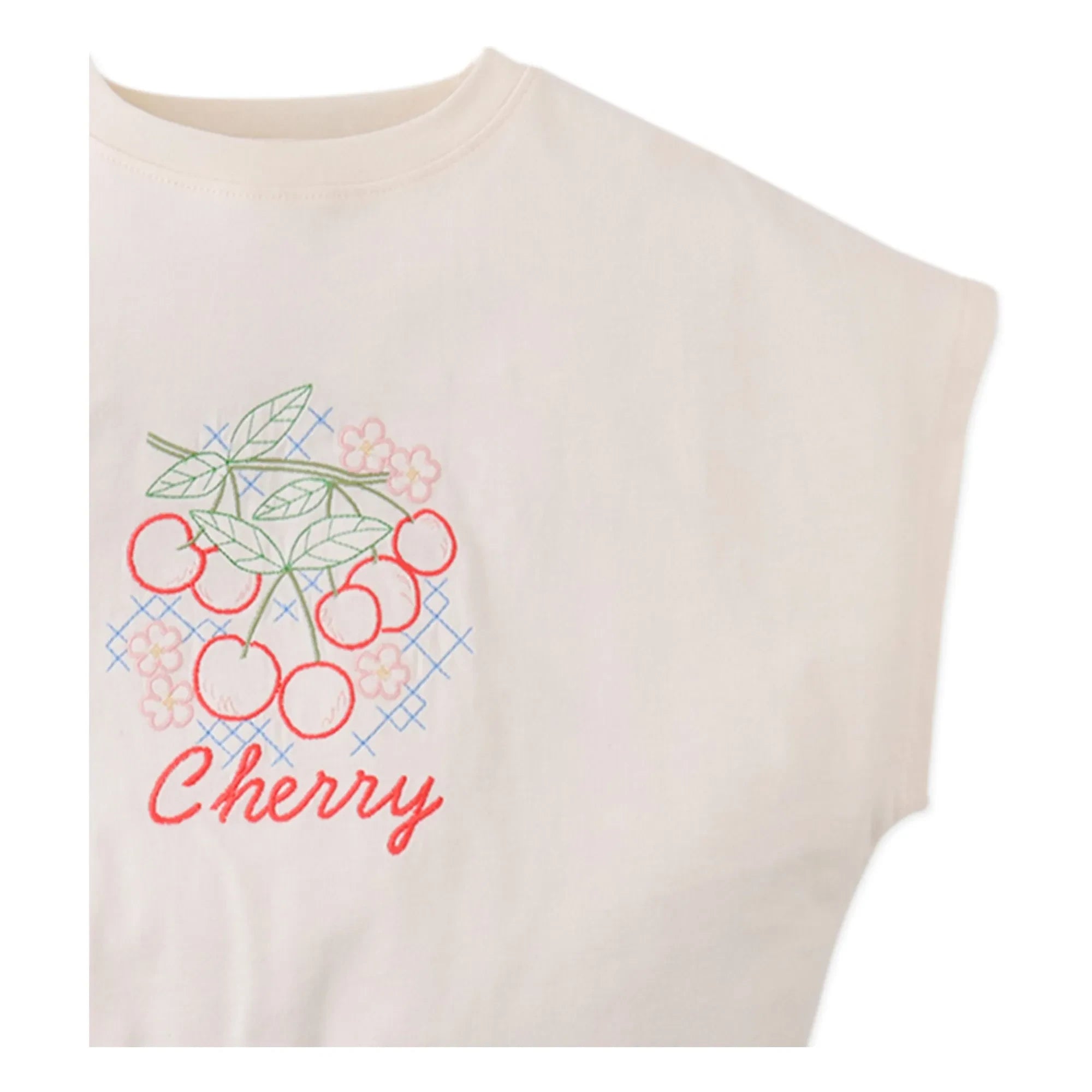 Gingersnaps - Savanna Cherry Tişört | Ecru