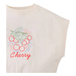 Gingersnaps - Savanna Cherry Tişört | Ecru