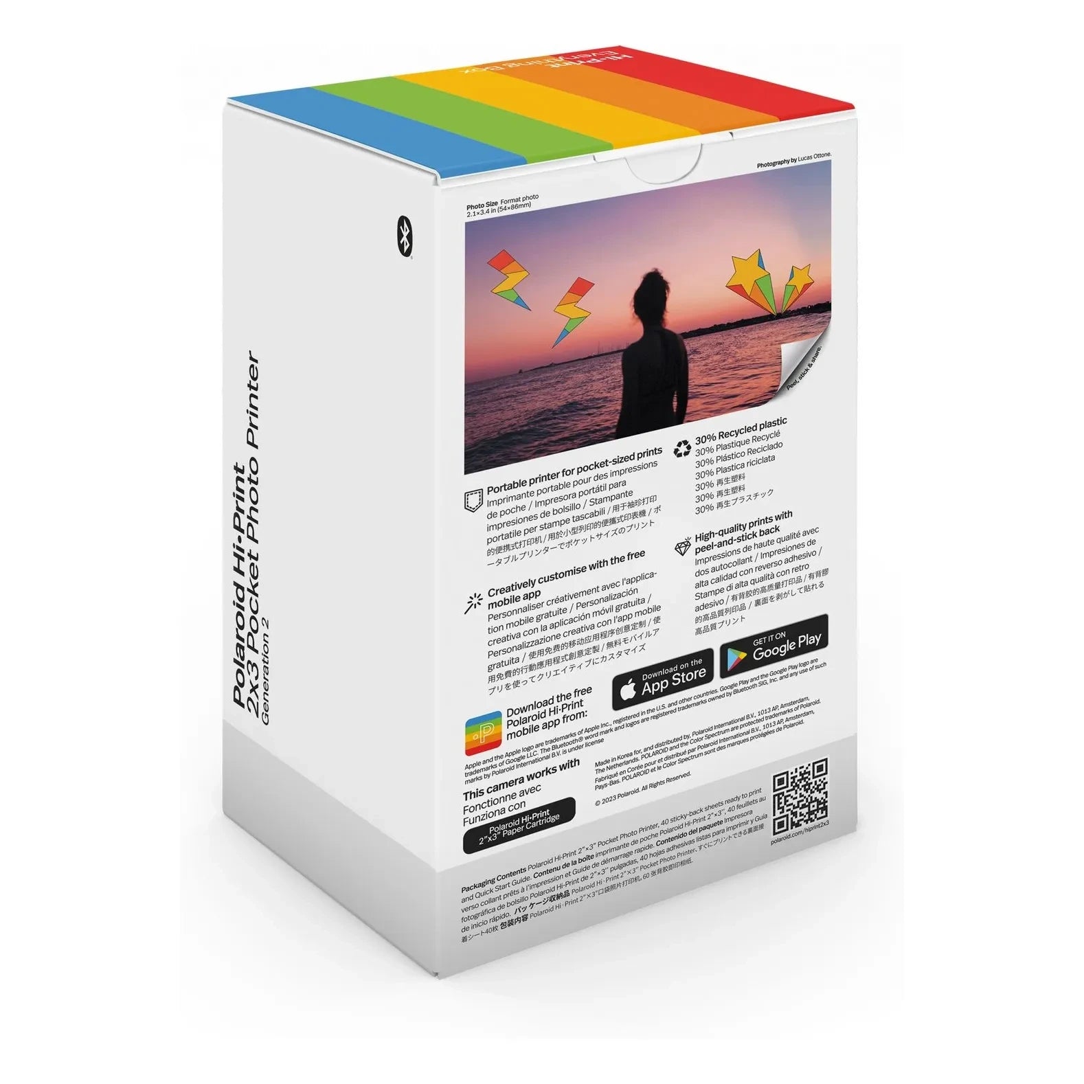 Polaroid - Hi-print Gen 2 fotoğraf yazıcısı seti | Beyaz