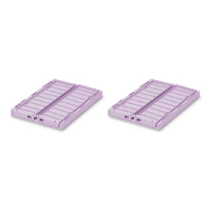 Liewood - Weston Katlanabilir Kasalar - 2'li Set | Açık lavanta