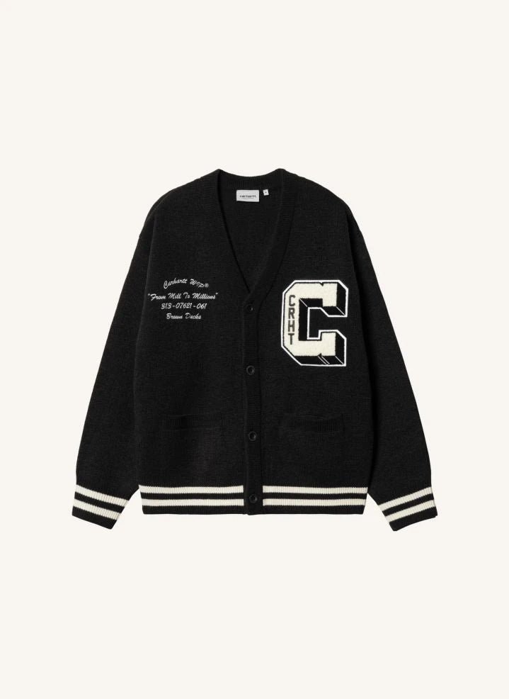 Carhartt WIP - Brown Ducks Cardigan | Black