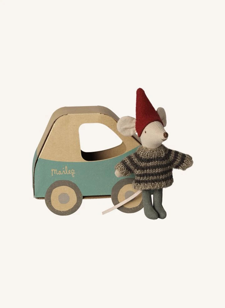 Maileg - Little Brother, Christmas Mouse