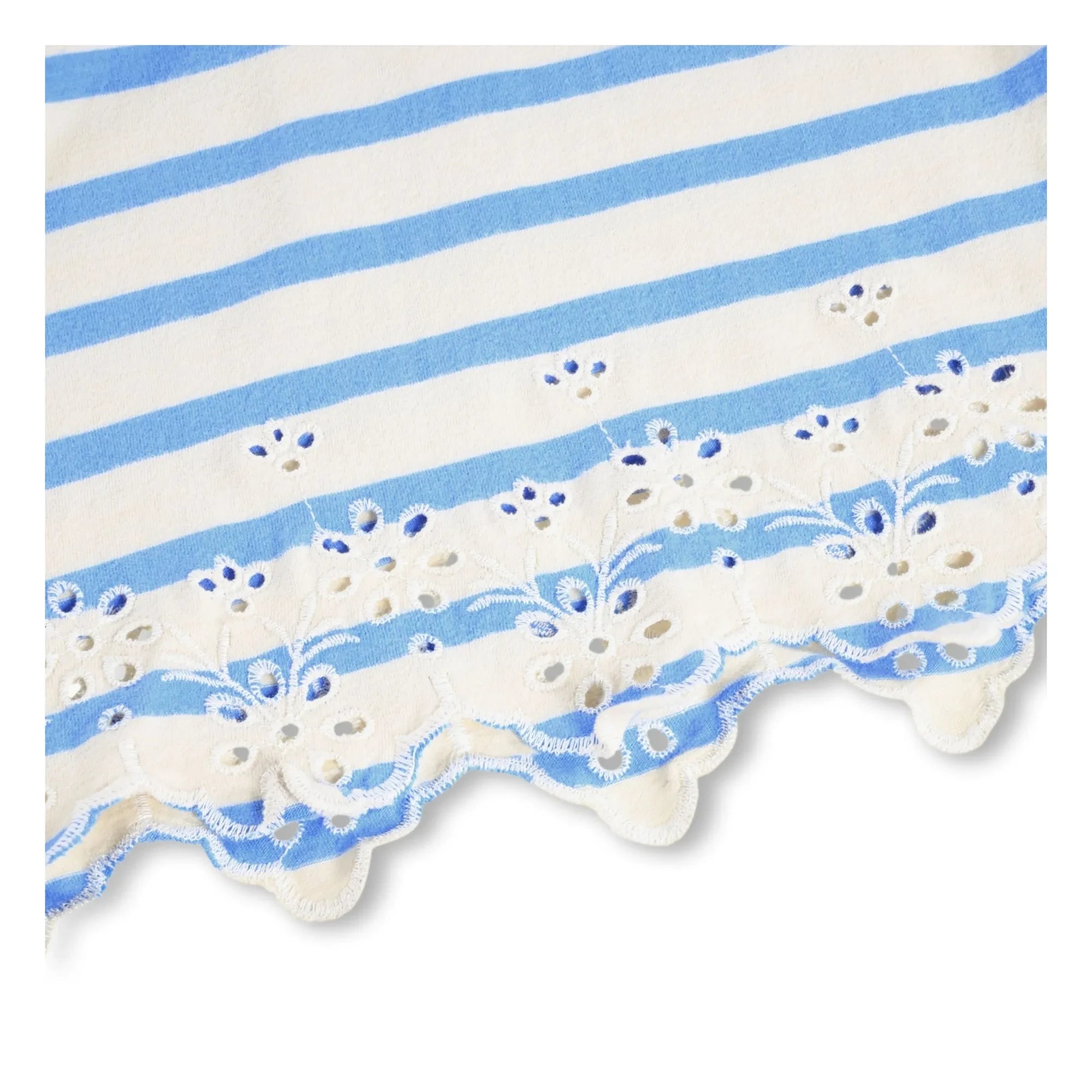 Molo - Rosita Gestreiftes T-Shirt aus Bio-Baumwolle | Hellblau
