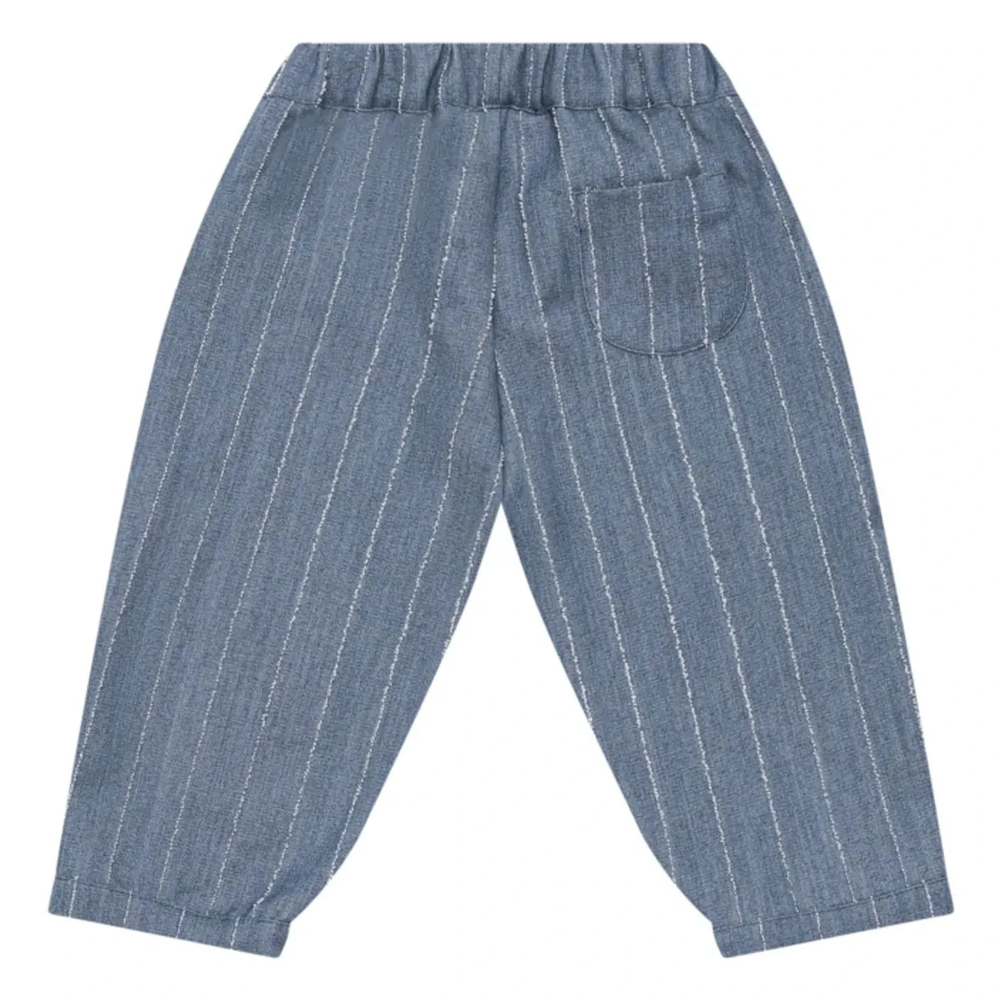 Donsje - Çizgili Mink Pantolon | Denim Mavi