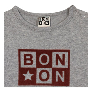 Bonton - Cab Logo T-Shirt | Heather Grey