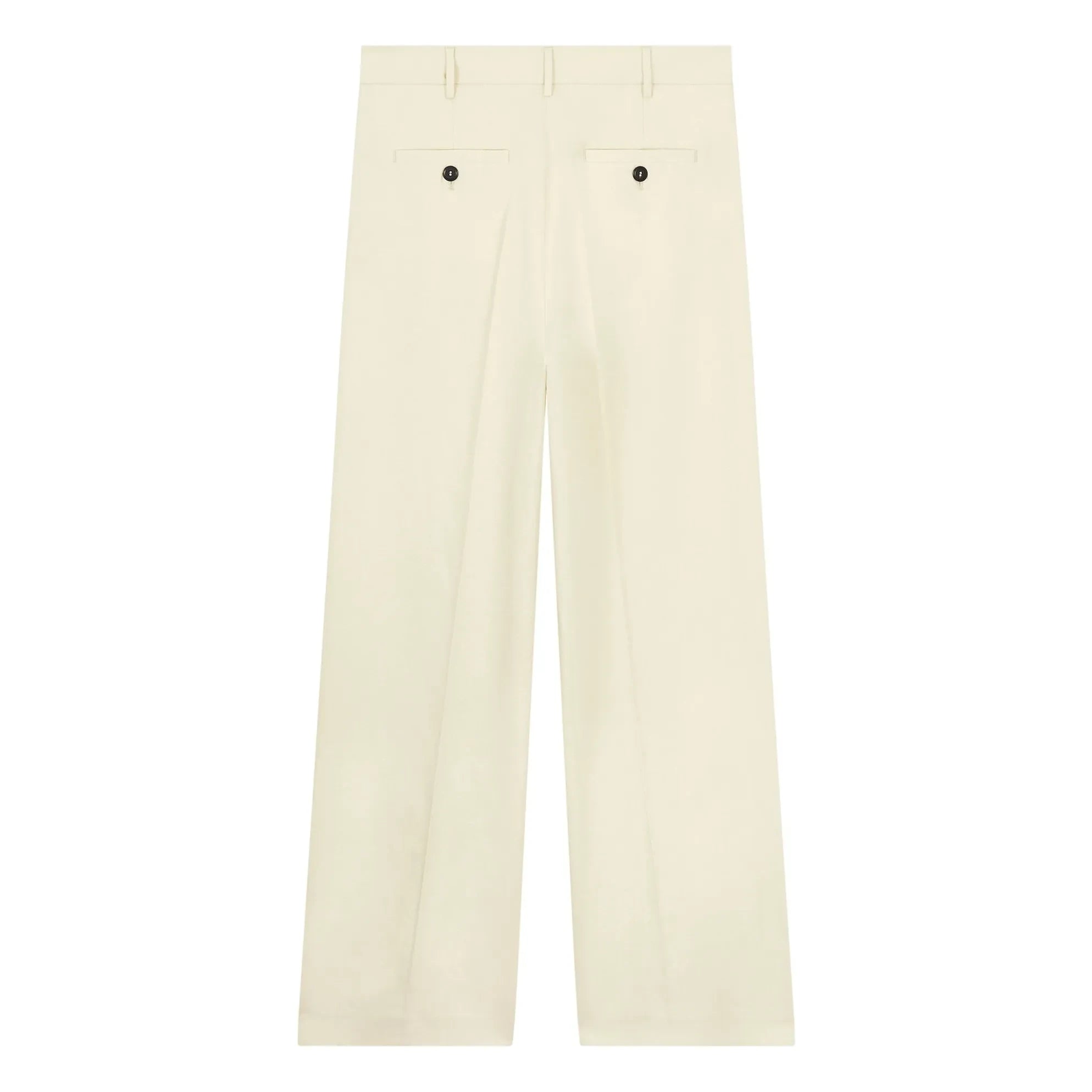 Pomandère - Cotton and Linen Trousers | Beige