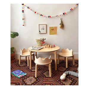 Oeuf NYC - Moss Sandalyeler - 2'li Set | Açık Ahşap