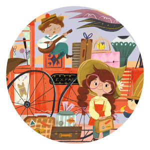Djeco - "Mia'nın Yolculuğu" Puzzle - 36 Parça