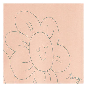 Tinycottons - Flower Sweat Organik Pamuk | Soluk Pembe
