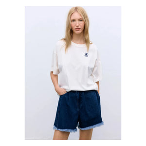 the new society - Baumwollshorts | Denim blau