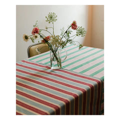 Gelatin Cake - Organic Cotton Tablecloth | Blue