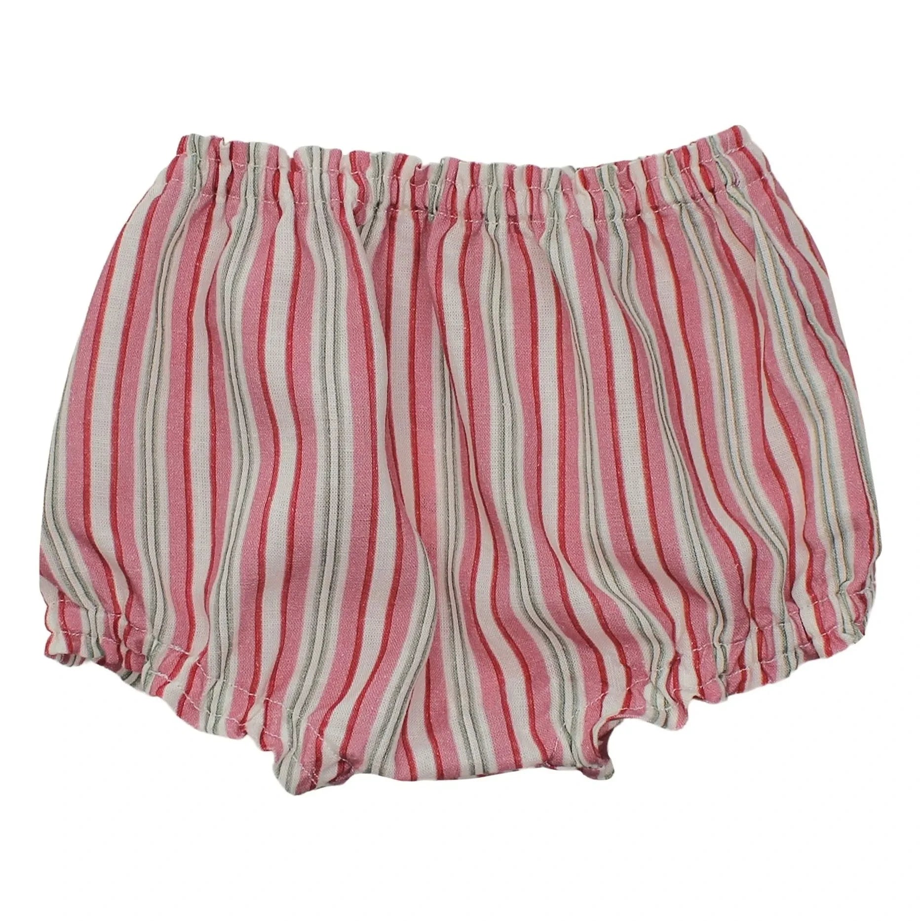 Babe & Tess - Giselle Striped Bloomer | Ecru