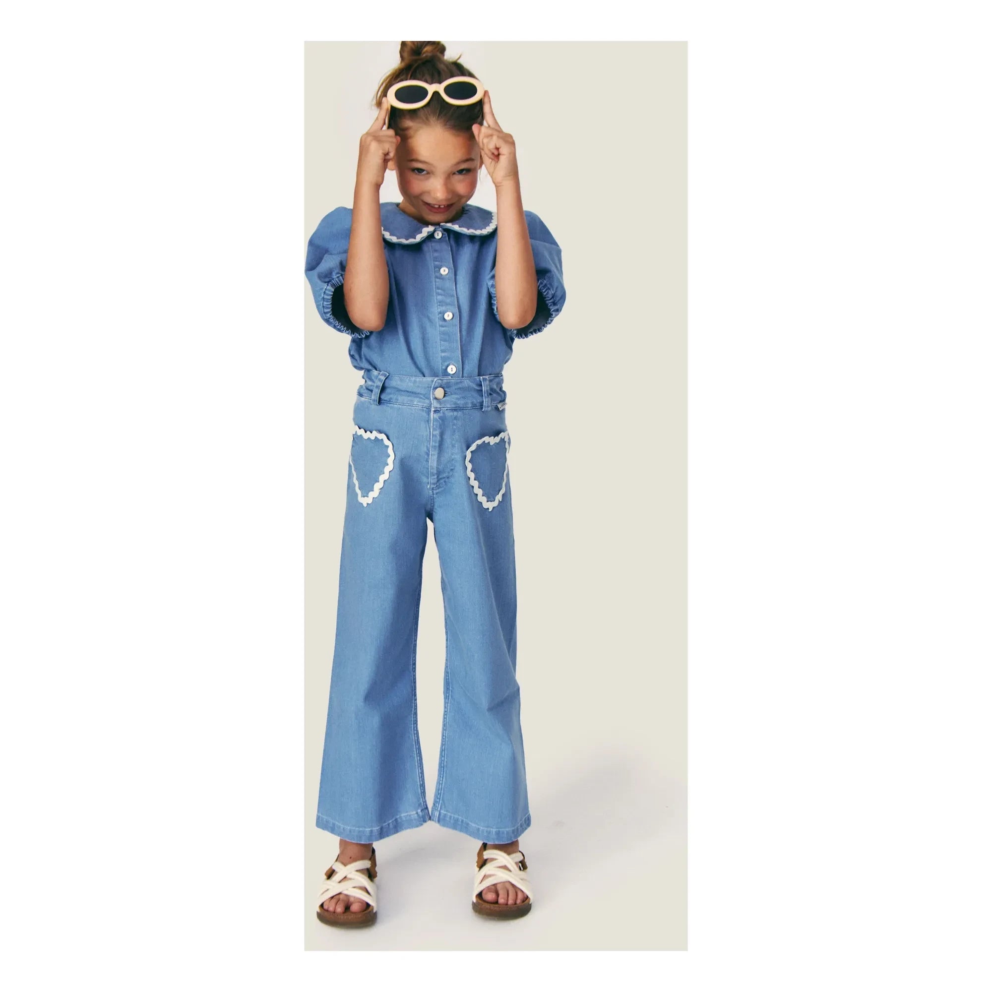 Mipounet - Jean Louise Taschenherzen | Hellblau