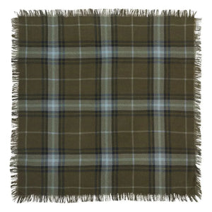 Bompard - Swann Tartan Kaschmir Mini-Schal | Olive