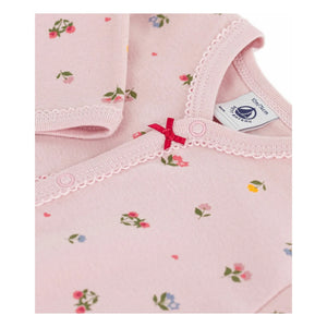 Petit Bateau - Organic Cotton Floral Sleepwear Pajamas | Powder Pink
