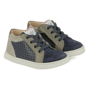 Pom d'Api - Mousse Lace Perfo Velours sneaker | Lacivert