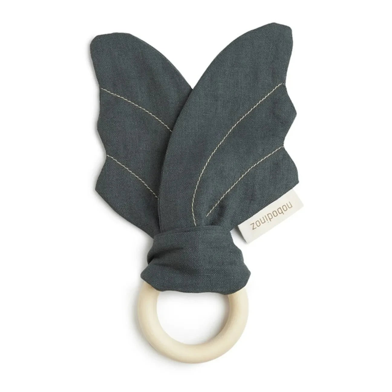 Nobodinoz - Beißring - French Linen | Blau