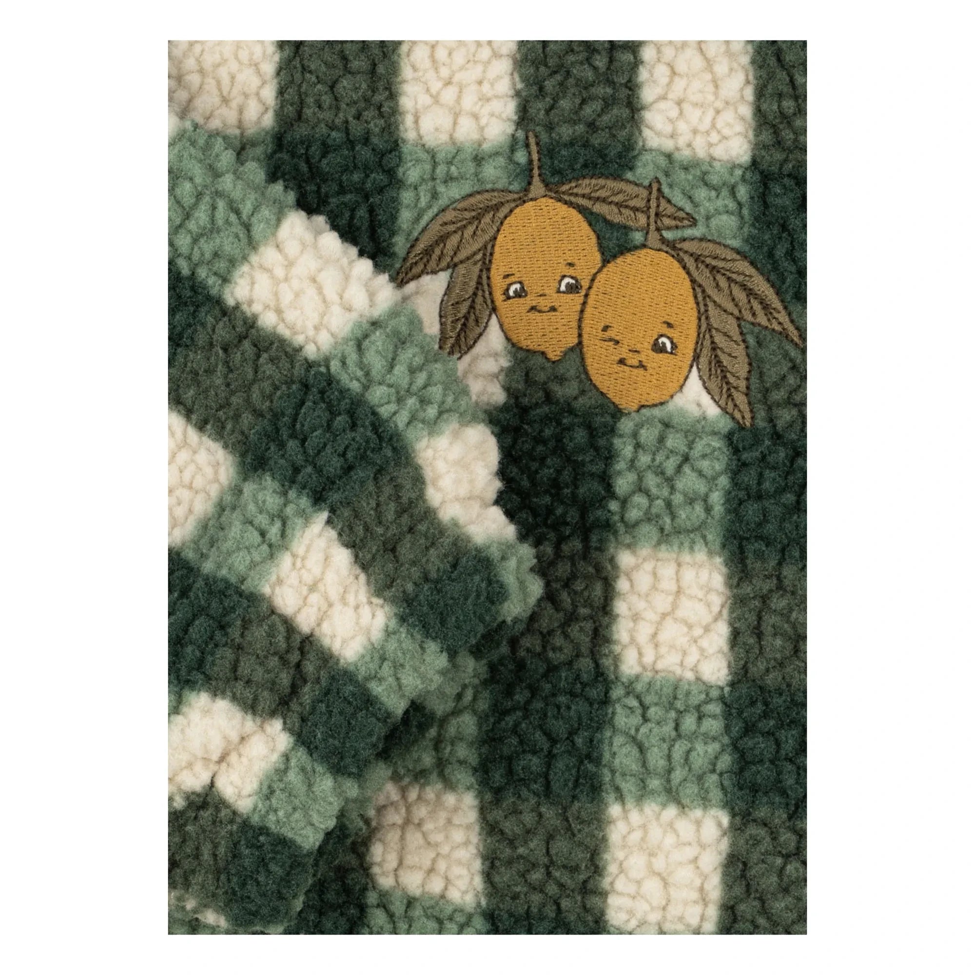 Konges Sløjd - Recycled Fiber Sherpa Jody Checkered Jacket | Green