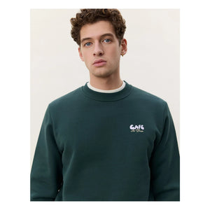 Les Deux - Sweat Café | Koyu yeşil
