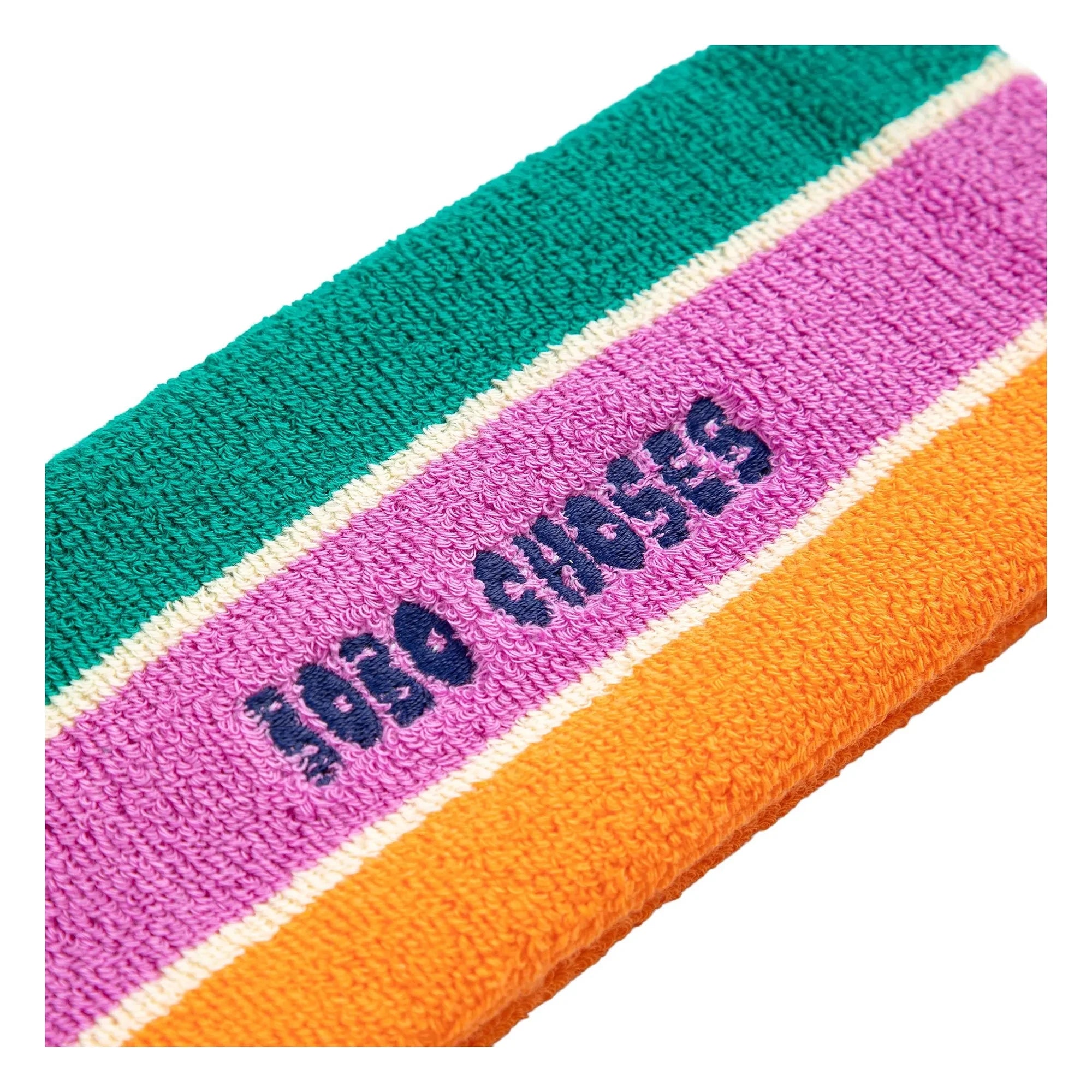 Bobo Choses - Gestreiftes Handtuch-Stirnband | Grün