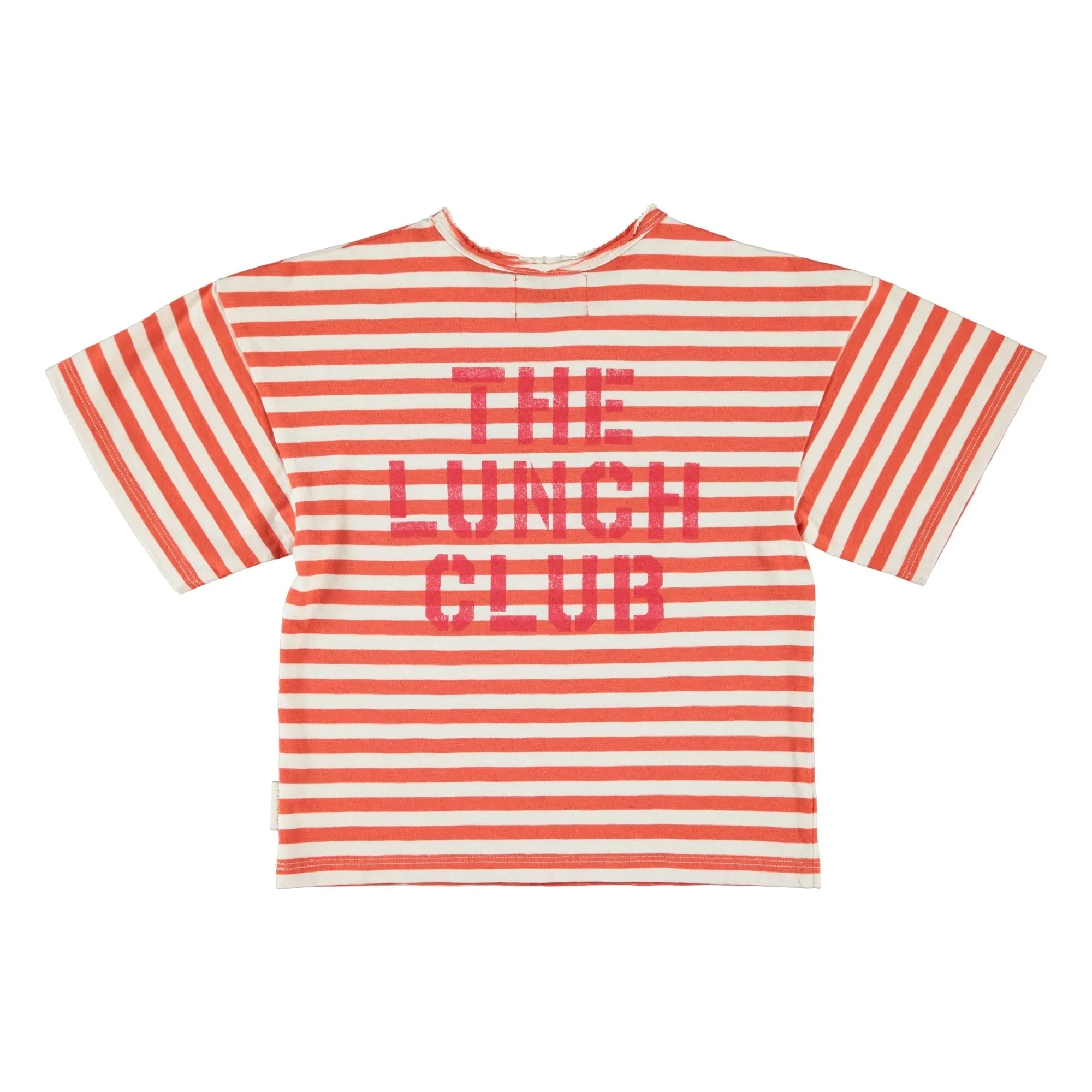 Piupiuchick - The Lunch Club Çizgili Tişört | Turuncu