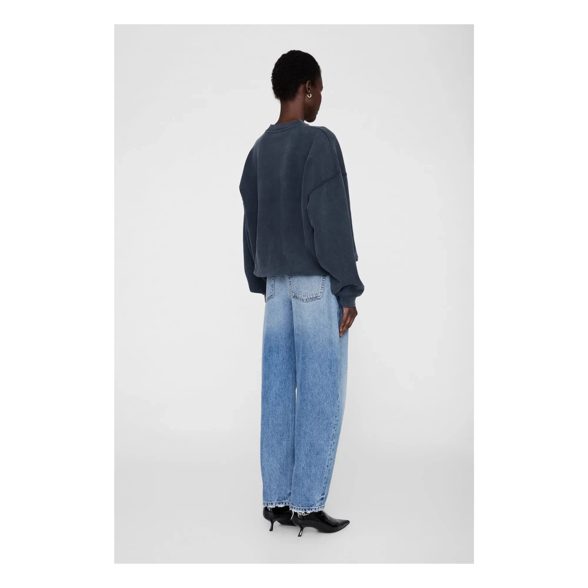 Anine Bing - Harvey Snake sweatshirt | Siyah